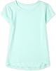 The Childrens Place Girls Short Sleeve High Low Tee
