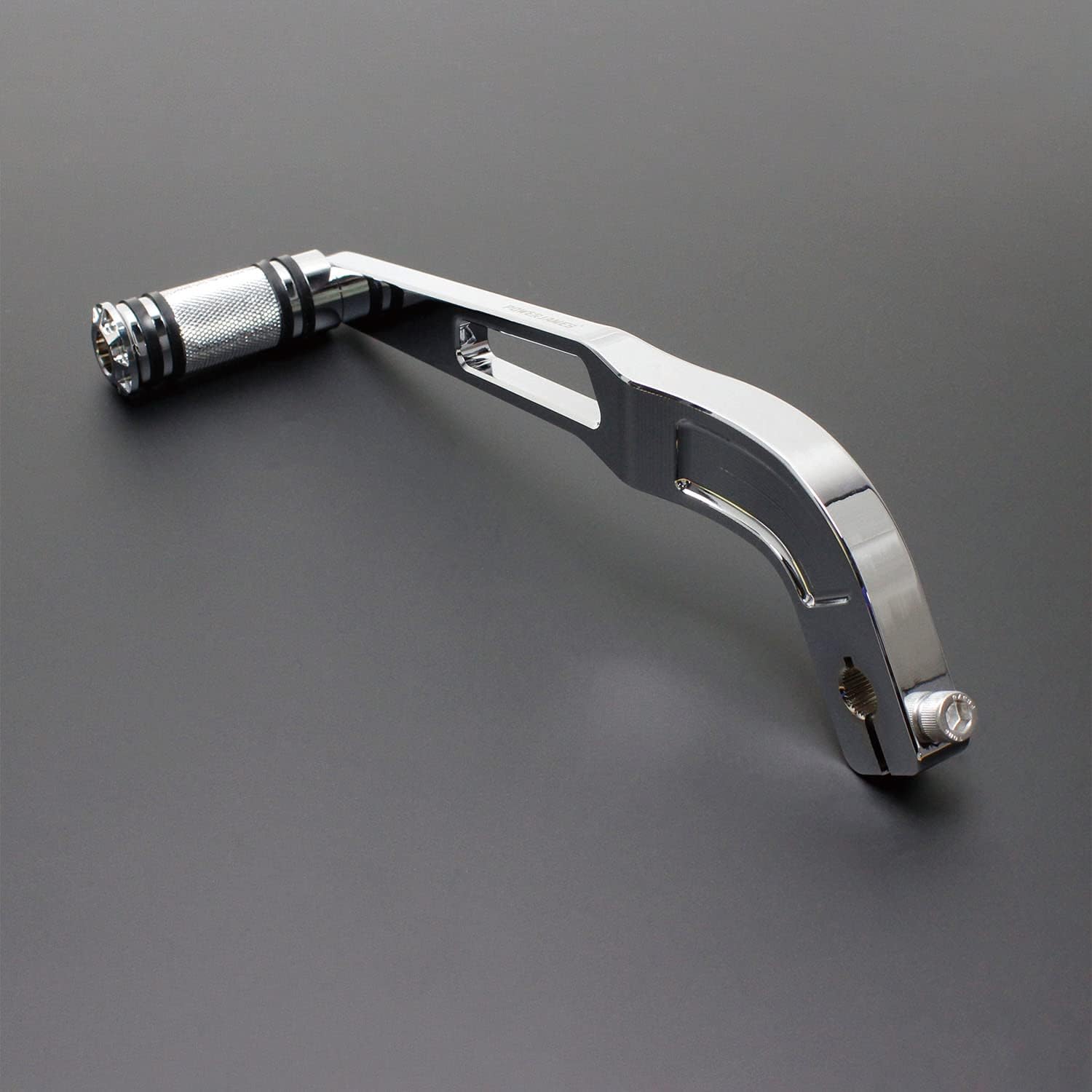 POWER JAMES 9.5" Chrome Mid Control Shift Clutch Lever Shifter for Harley 2018-2023 Softail Standard, Street Bob, Low Rider ST (Shift Lever)