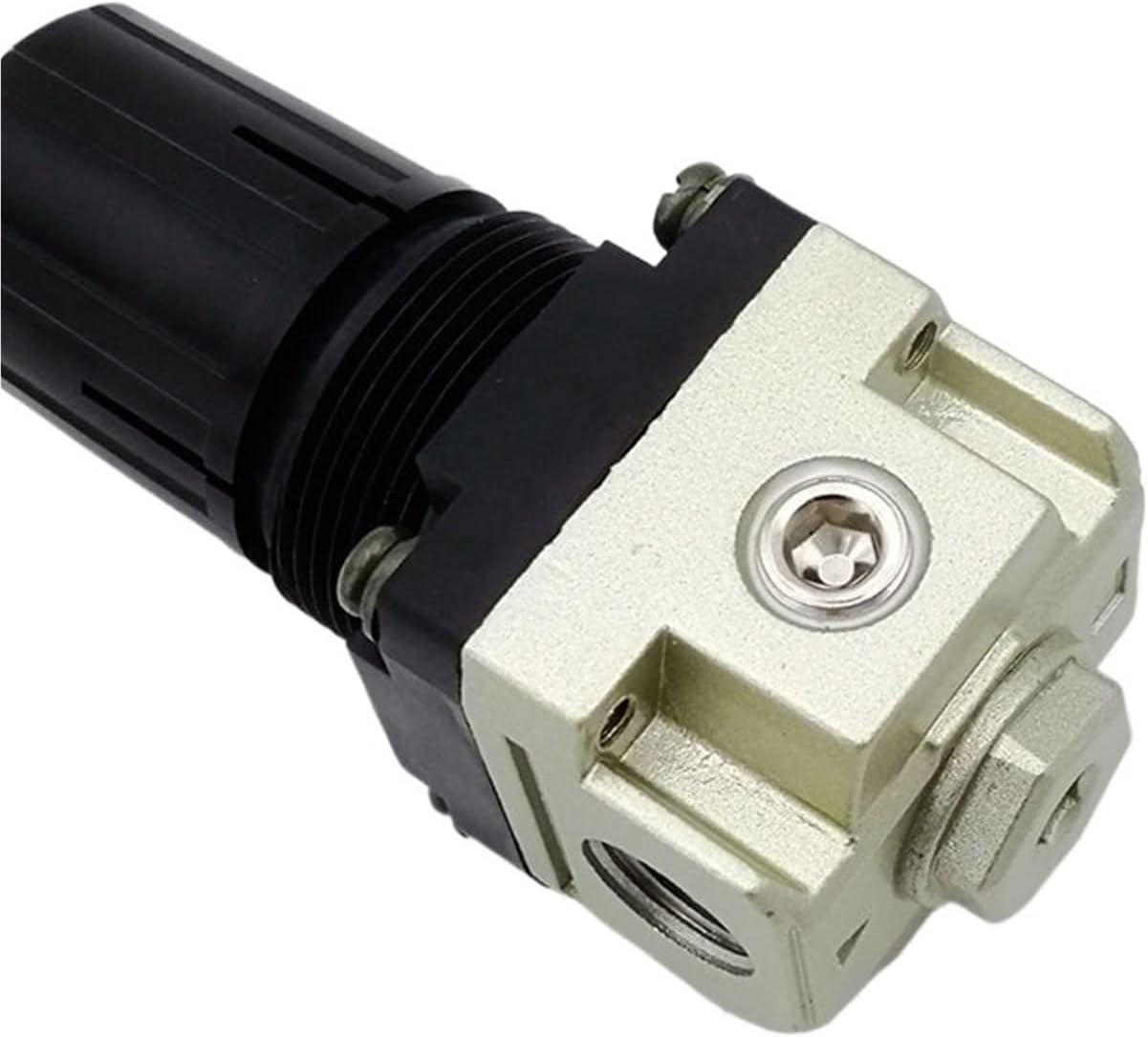 1Pcs AR2000-02 Pressure Regulator G1/4'' Pneumatic Air Treatment Units Pressure Regulating Valve With PC Fitting(AR2000-02 PC6-02)