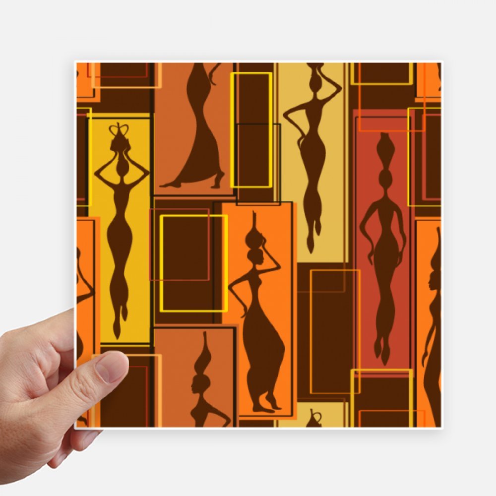 Sticker femme noire art abstrait pour personnaliser votre valise et moto