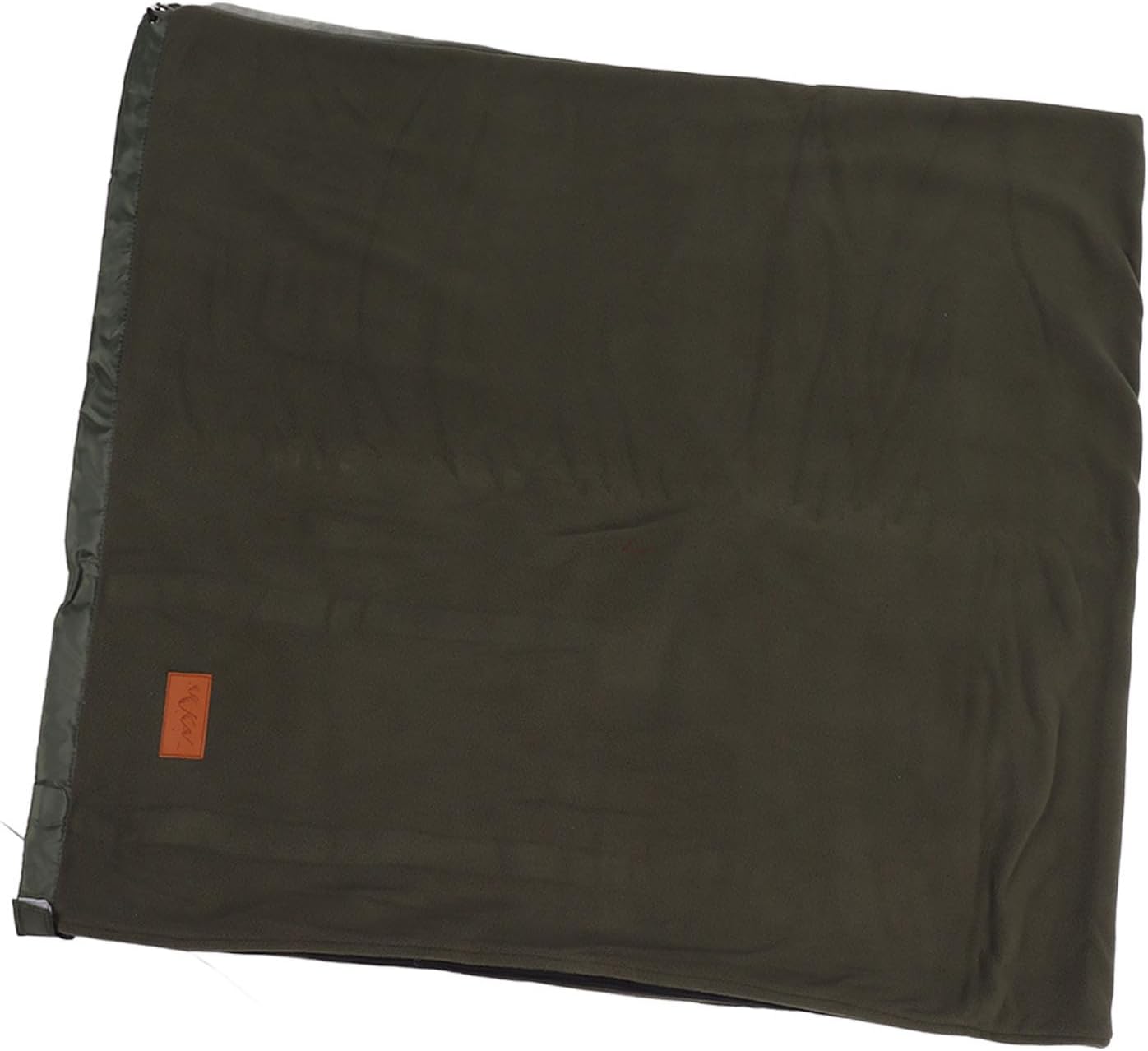 Pilipane Sleeping Bag Liner Super Thick Fleece Soft Zipper Sleeping Bag Liner Blanket for Camping Travel Backpacking Outdoor Adventures (OD Green)