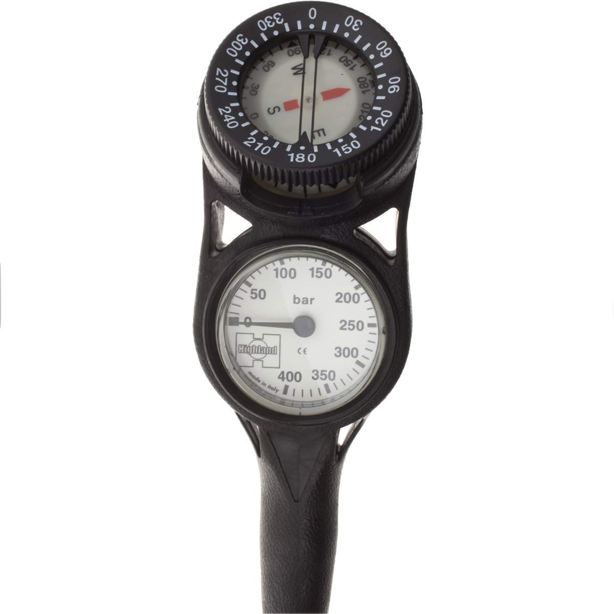 XS Scuba Highland Miflex Metric Pressure Gauge and Compass Combo