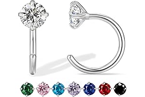 14k White Gold Plated 925 Sterling Silver Small Huggie Hoop Earrings For Women