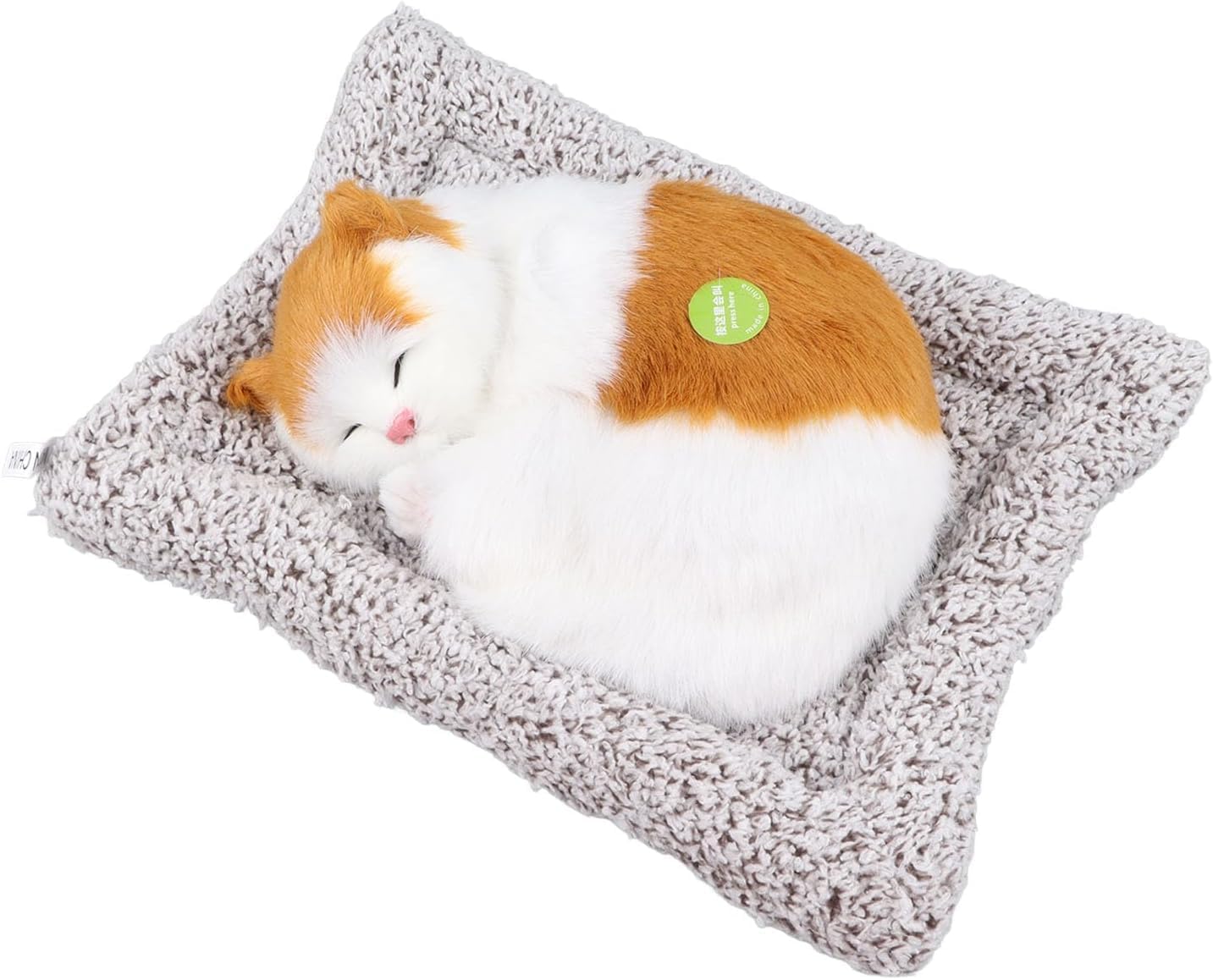 Multi Colour Plush Sleeping Cat Toy with Simulated Meow Sound, Gift Item for Kids, Car Dashboard, and Office Desk Decoration. (B0DHBXSPMV) Amazon Price History, Amazon Price Tracker