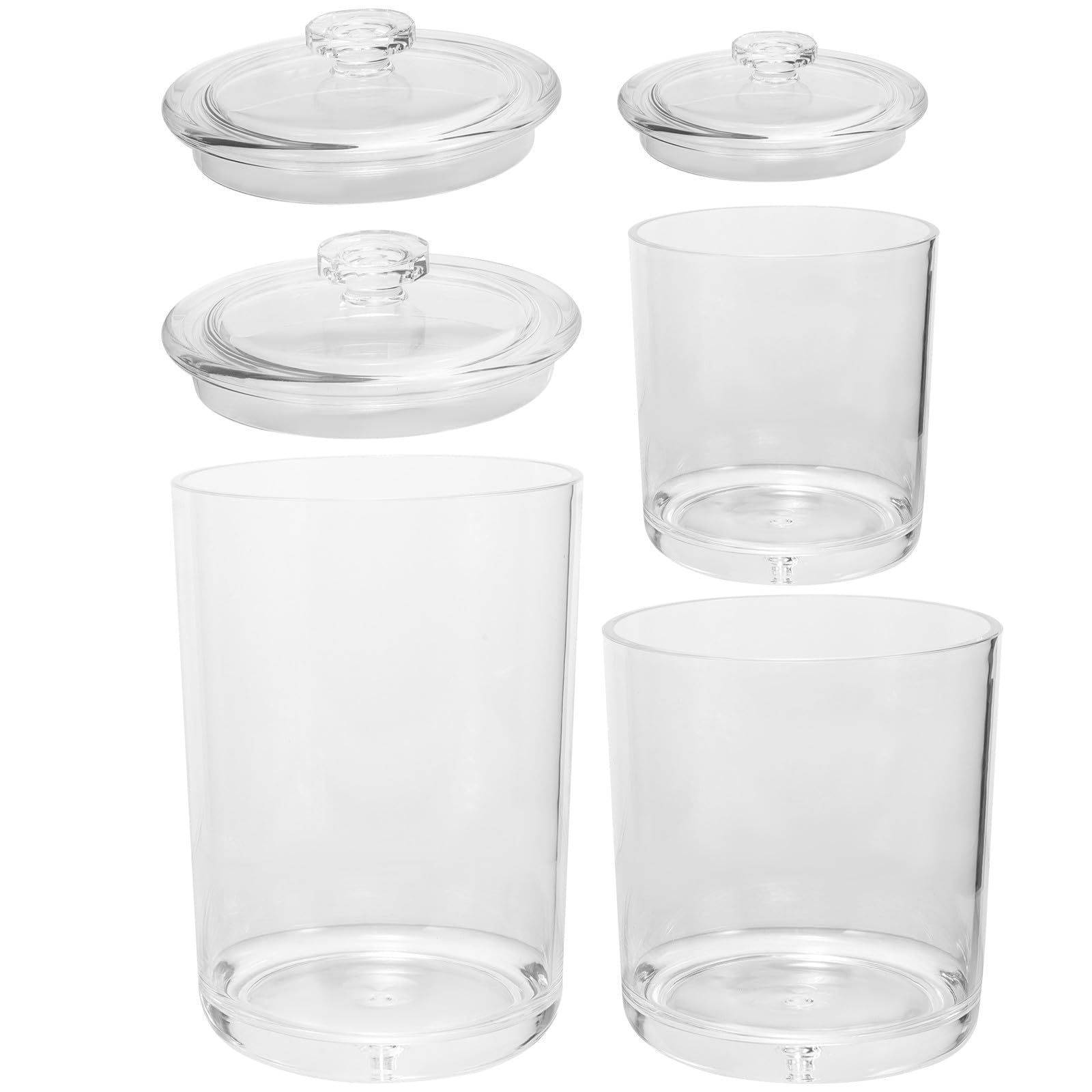 TOYANDONA 3 Pezzi Set di Barattoli per Conservazione Coperchio Trasparente