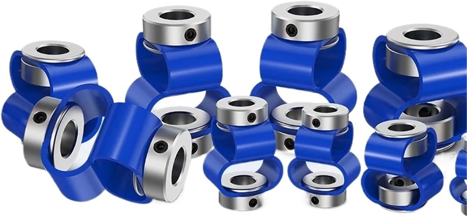 2pcs Cloweit LS-D-D40L60 Double Loop Couple Flexible Alumnum Alloy Encoder Coupling(10mmX10mm)