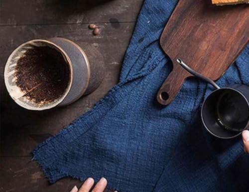 Miniatura 7 de globe faith Cafetera de cerámica para verter sobre café, gotero de café de goteo a mano retro, cafetera portátil con filtro de cono para camping,