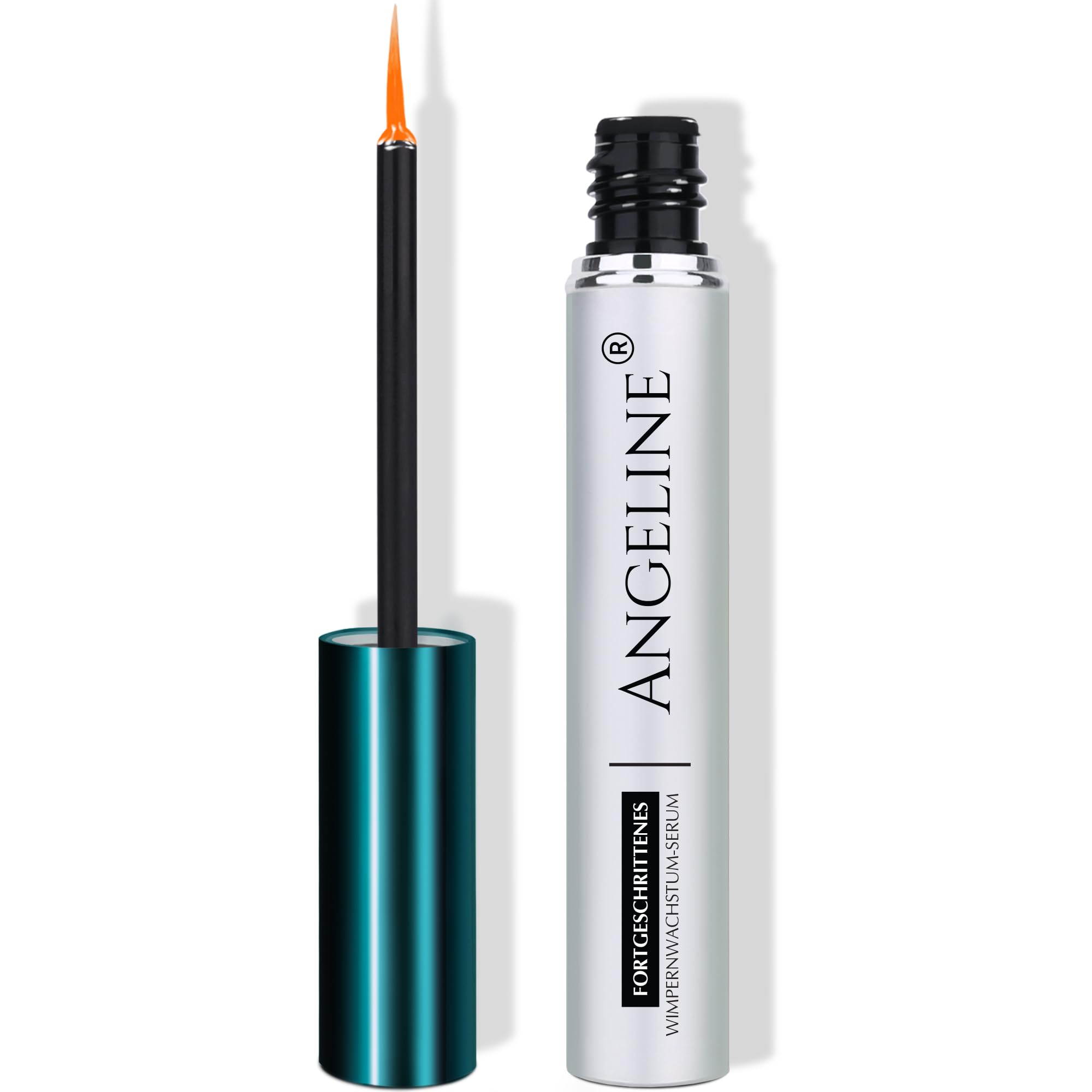 Wimpernserum ohne Hormone Lash Serum: 5ML Natürliches Hormonfreies Wimpernserum für Längere und Vollere Wimpern, Schnelleres Wimpernwachstum Vegan