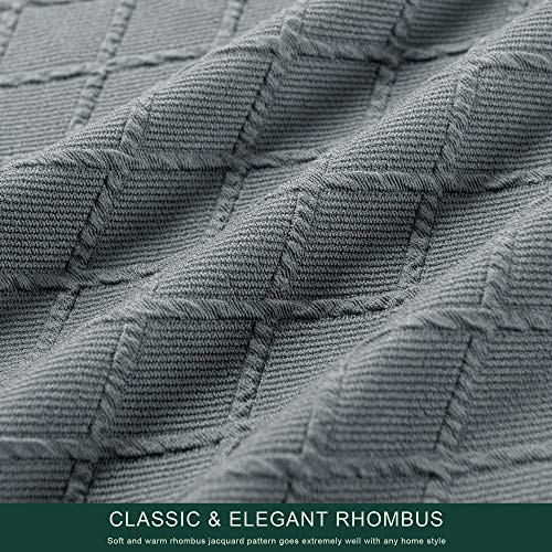 Housse de canapé extensible gris clair pour causeuse 2 places CHUN YI - 5