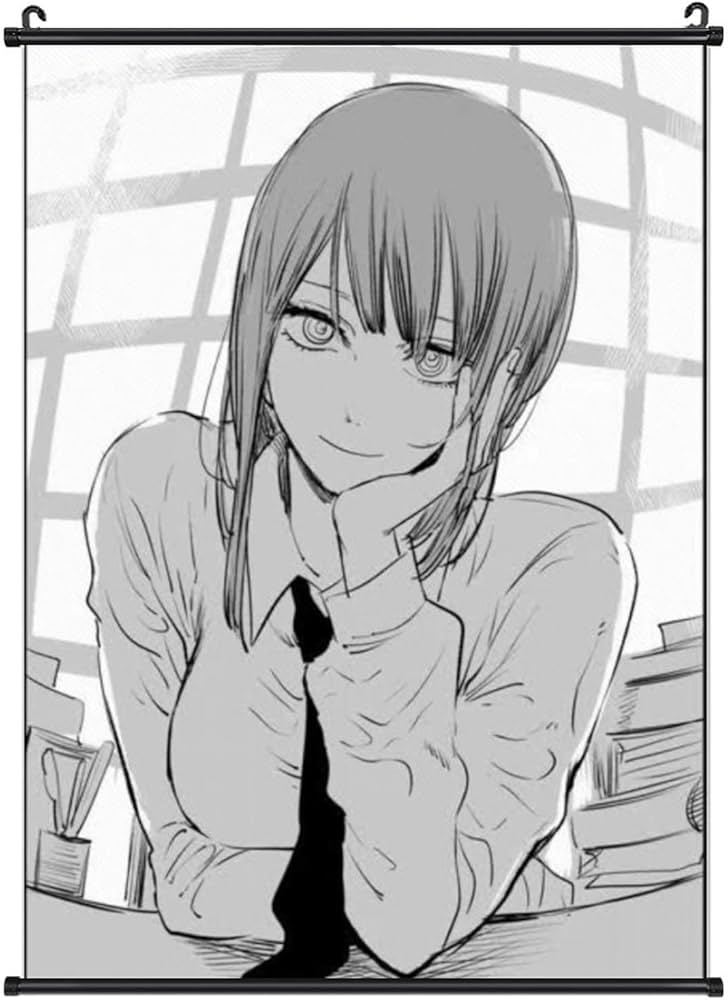 Amazon.co.jp: 海报 絵 掛ける チェンソーマン マキマ ポスター 掛け画