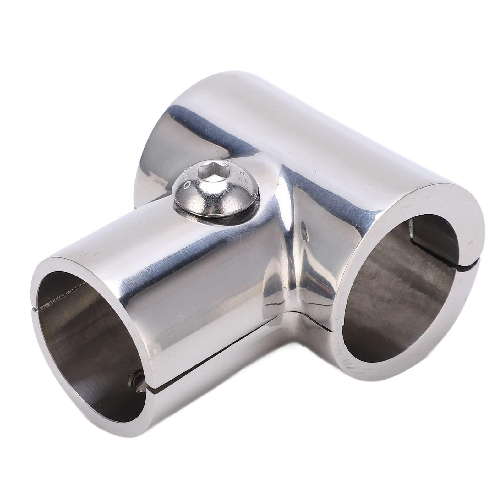 VOBOR 90° T Tee Tubo Tubo Connettore 1in/25.4mm ID In Acciaio Inox Corrimano Per Barche Accessori Corrimano Raccordo