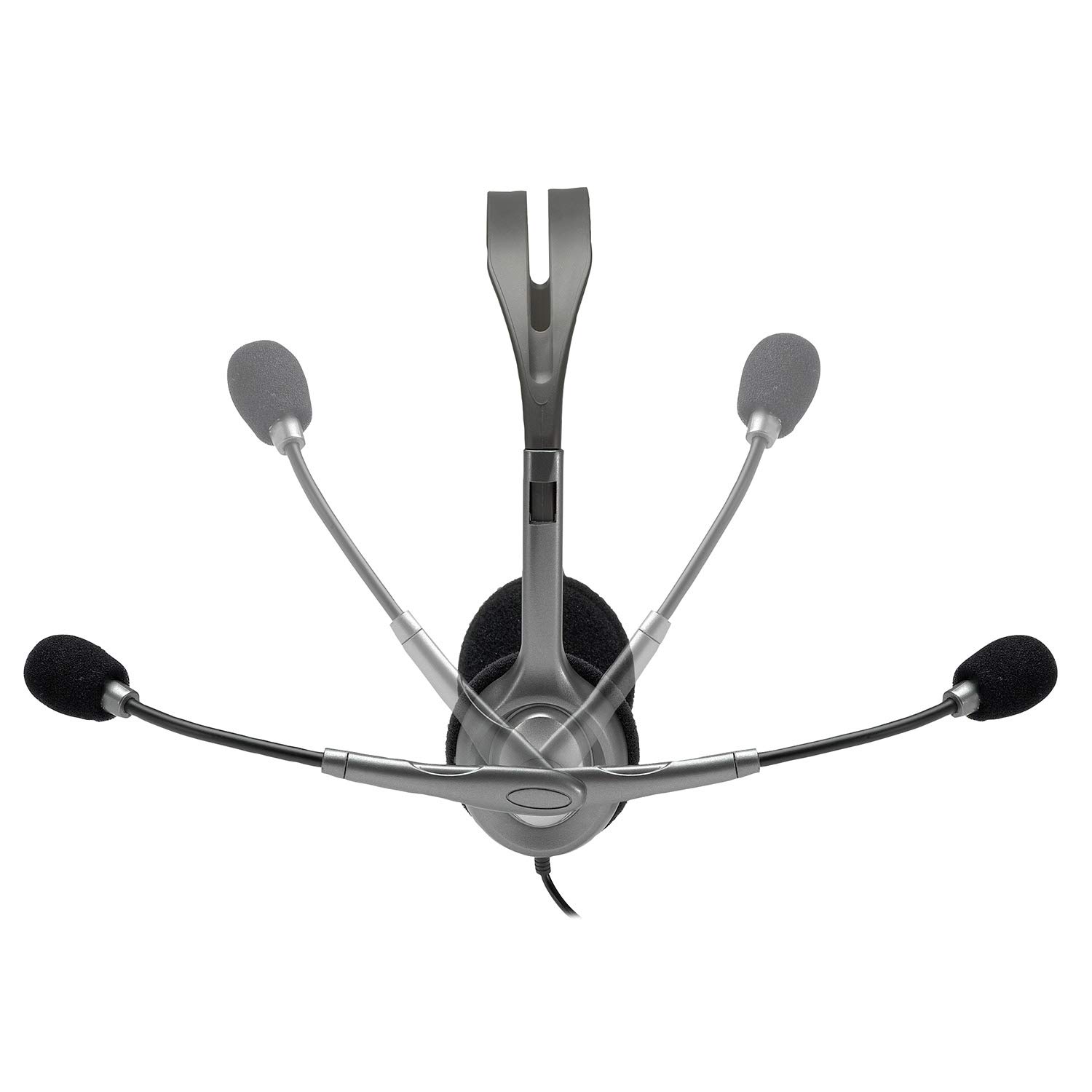 Logitech H111 Cuffie Cablate per Computer, Stereo con Microfono, Cancellazione Rumore, ‎Jack Audio da 3.5 mm, PC, Mac, Laptop, Smartphone, Tablet - Nero