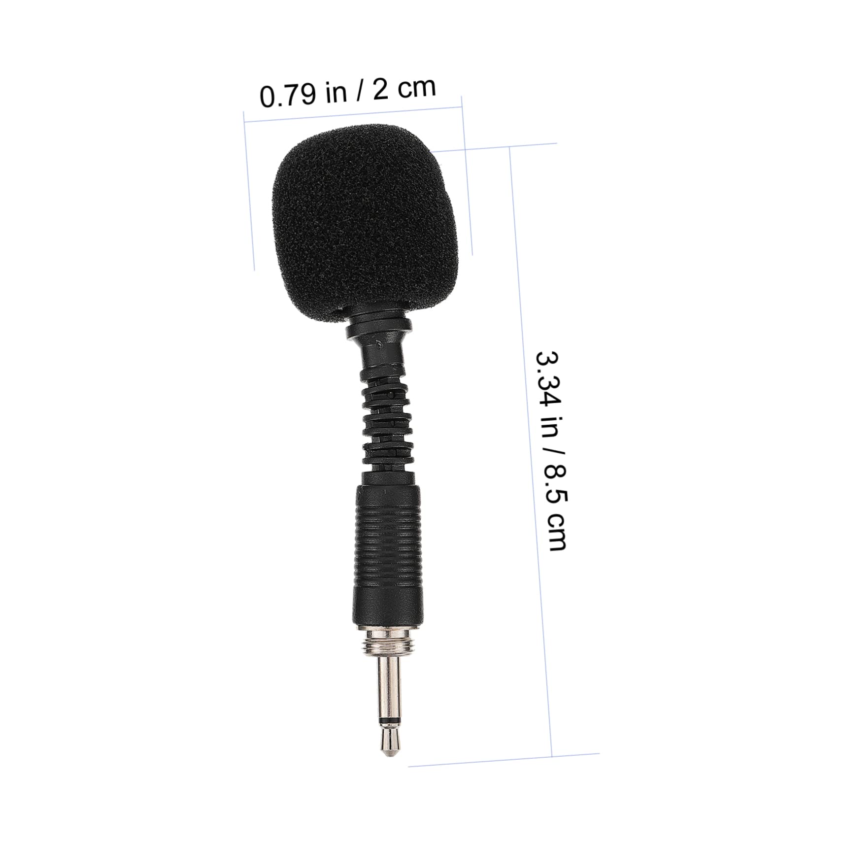 TOYANDONA 2Pcs Noise Canceling Microphone Directional Mic for Live Singing Streaming and Conferences Compact and Portable Design for Easy Use with Phones and Computers