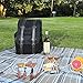 CALIFORNIA PICNIC Picnic Backpack for 4 | All-in-One Portable Picnic Bag with Complete Cutlery Set, Stainless Steel S/P Shakers, Picnic Blanket Waterproof Extra Large, Cooler Bag for Camping