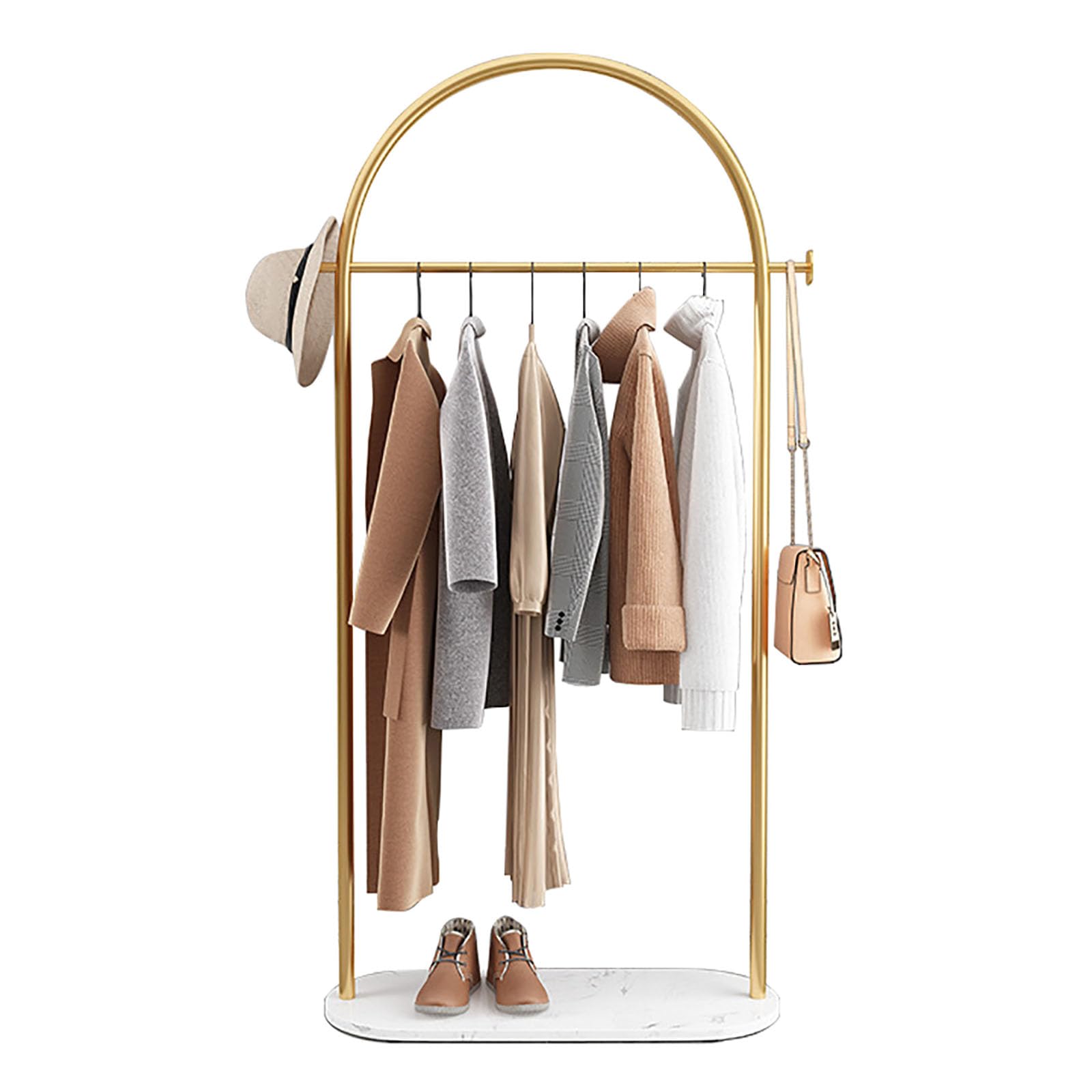 HPTHLY Portable Freestanding Garment Rack - Versatile Clothing Sto For Coats, Shirts, Sweaters & More - Perfect For Bedroom (B-80Cm)