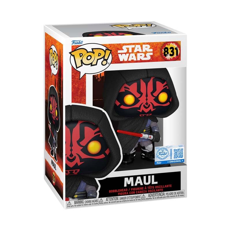 Funko Pop! Star Wars: Maul Shadow Lord - Maul (con Robe Special Edition) #831