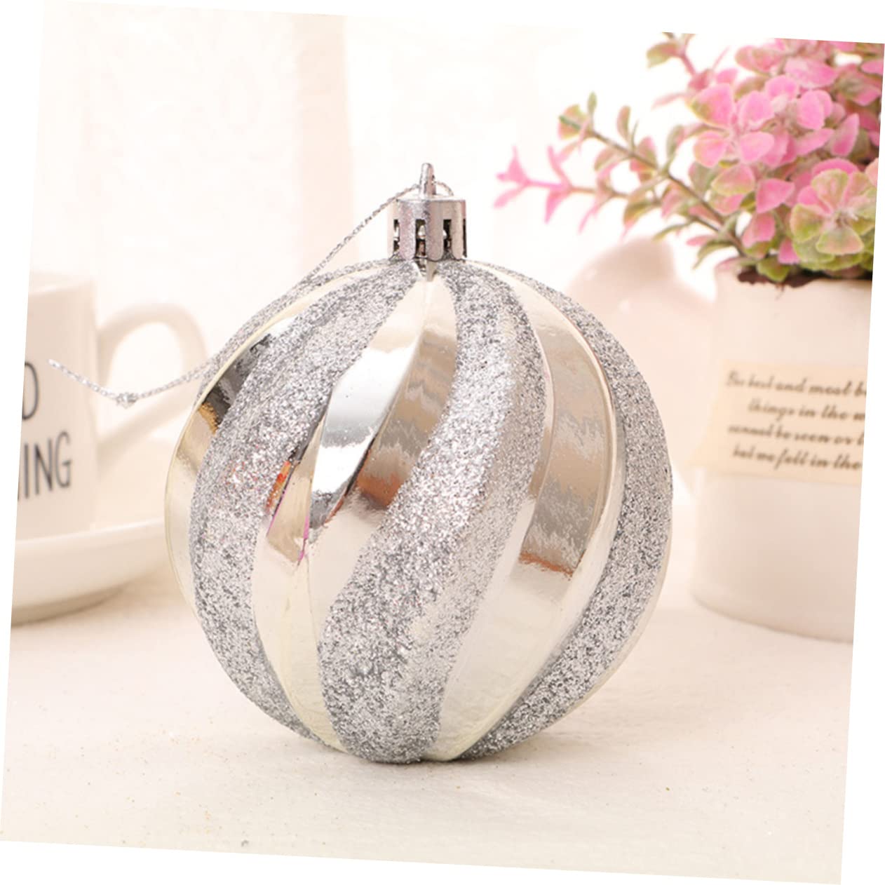 DOITOOL 36 STK Hängende Kugel Glitzernde Weihnachtskugeln Weihnachtsbaumschmuck Weihnachtskugel-anhänger Weihnachtskugeln Dekorationen Weihnachtskugelverzierung Kunsthandwerk Weihnachten
