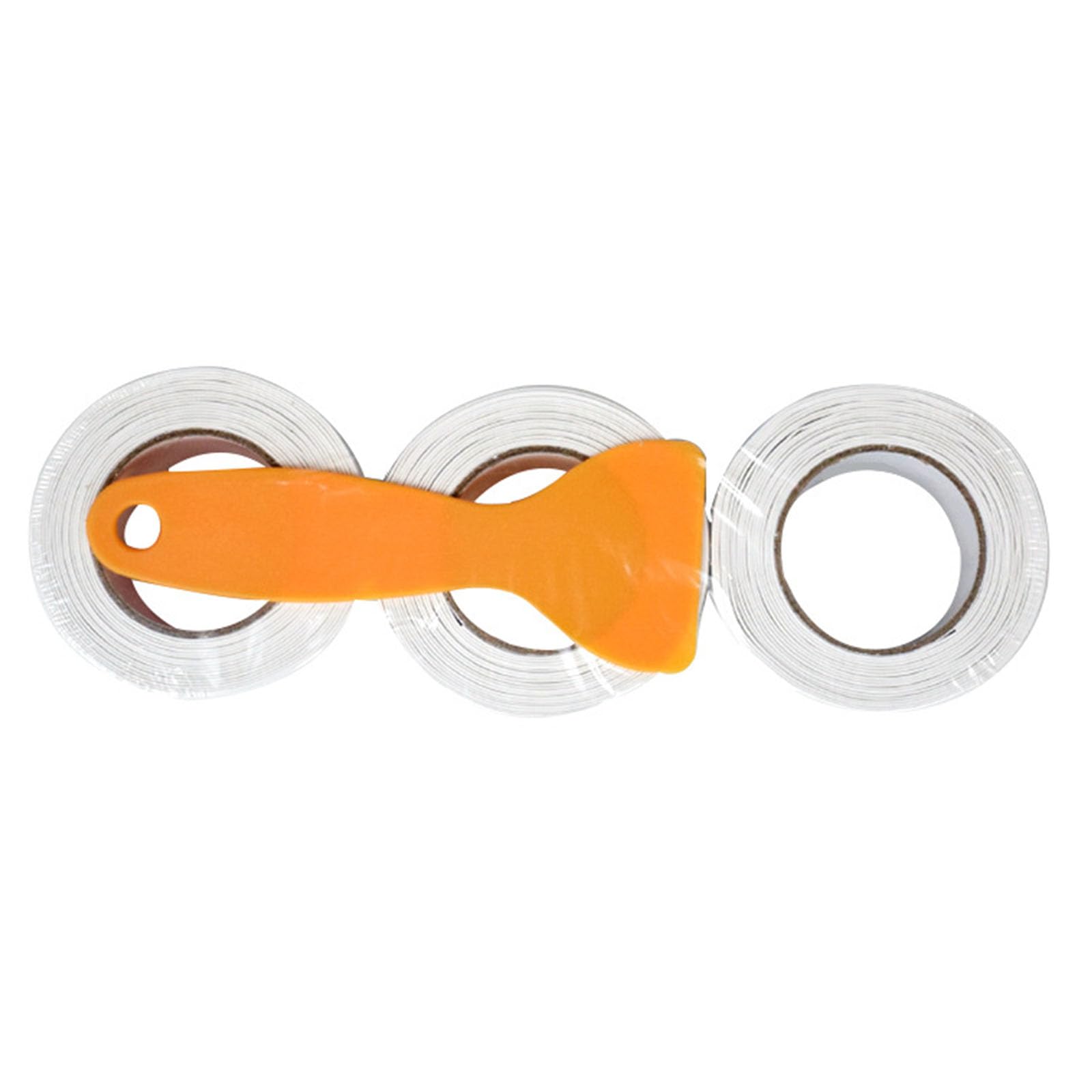3 Roll Waterproof Adhesive Caulk Tape for Bathroom Shower Bathtubs Kitchen Countertop Sealing Strips with Scrapers Watertight and Dirty Tape