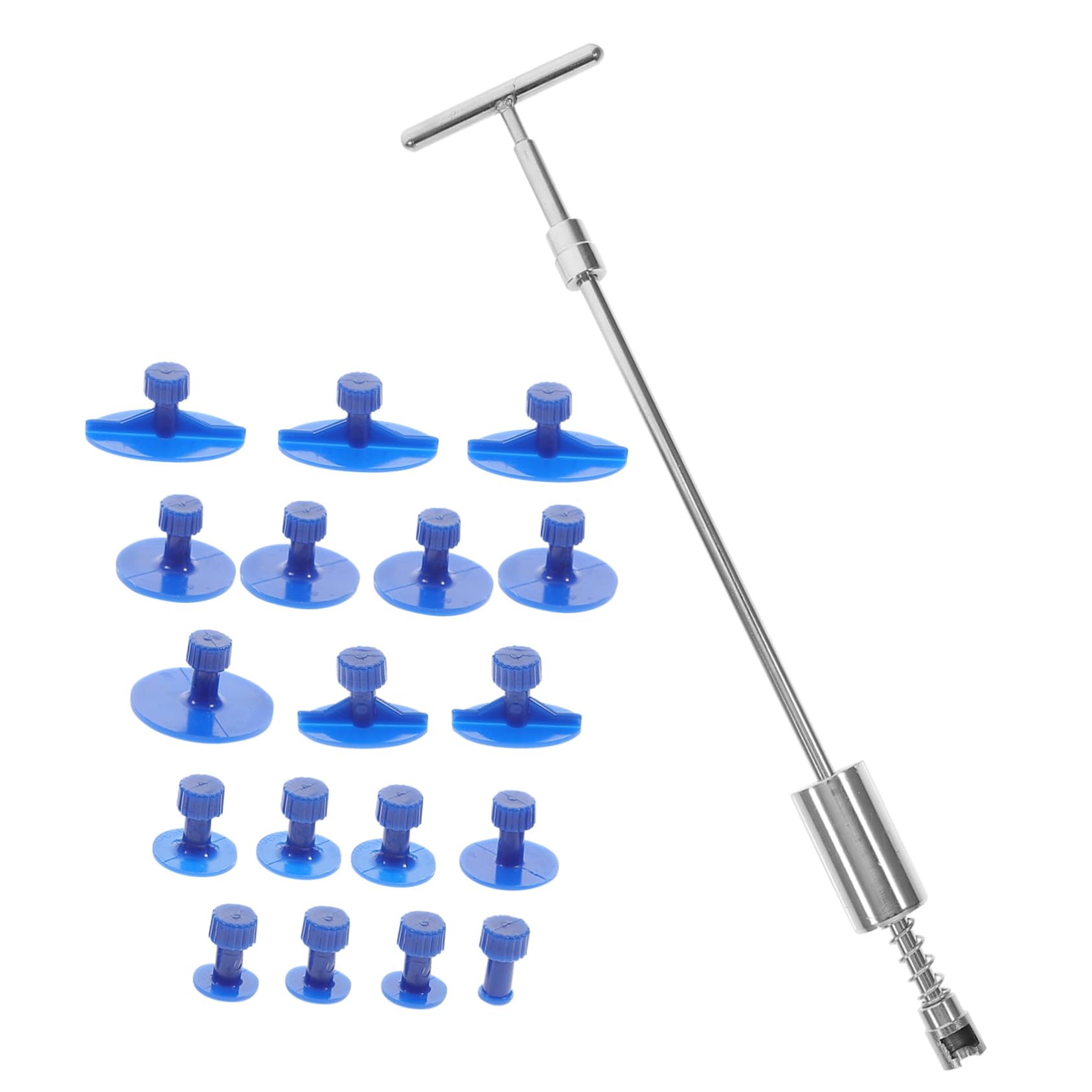 Gatuida Kit Outils de Débosselage Automobile Outil Languettes Extracteur Manuel Réparation sans Peinture Surfaces Métalliques