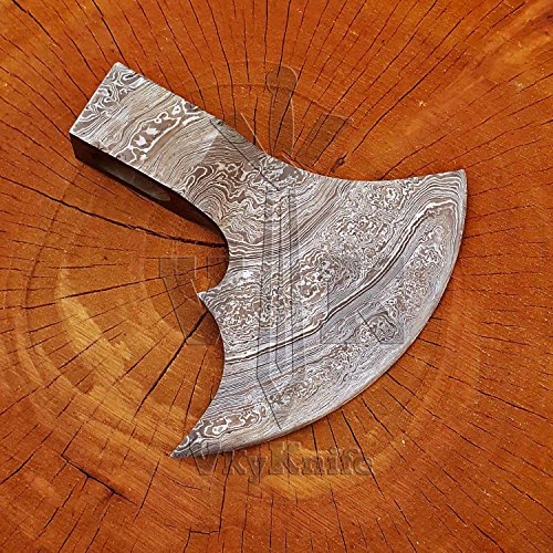 Handmade Damascus Steel Axe Hatchet Head only JNR9018 - Thumbnail 4