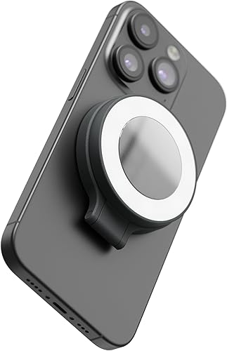 Miniatura 10 de ShiftCam SnapLight - Anillo de luz LED para selfie con cuatro ajustes de brillo y batería integrada, montaje magnético que se ajusta a cualquier
