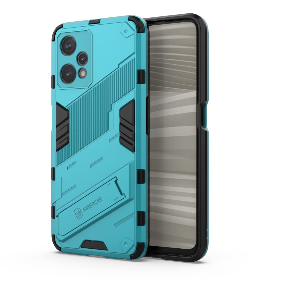 Cover Per Realme 9 Pro E Realme 9 5G – Custodia Rossa Con Anello Girevole 360° E Supporto Magnetico, TPU Antiurto E PC Rigido