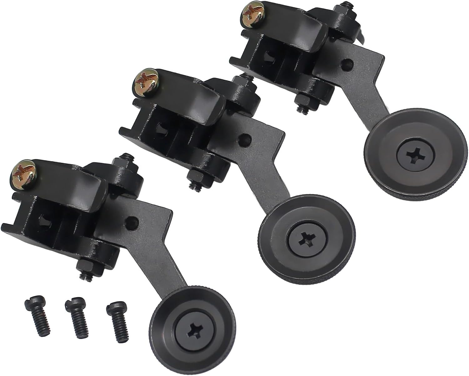 Set de 3 Pies Prensatelas de Rodillo de Cuero para Máquinas de Coser