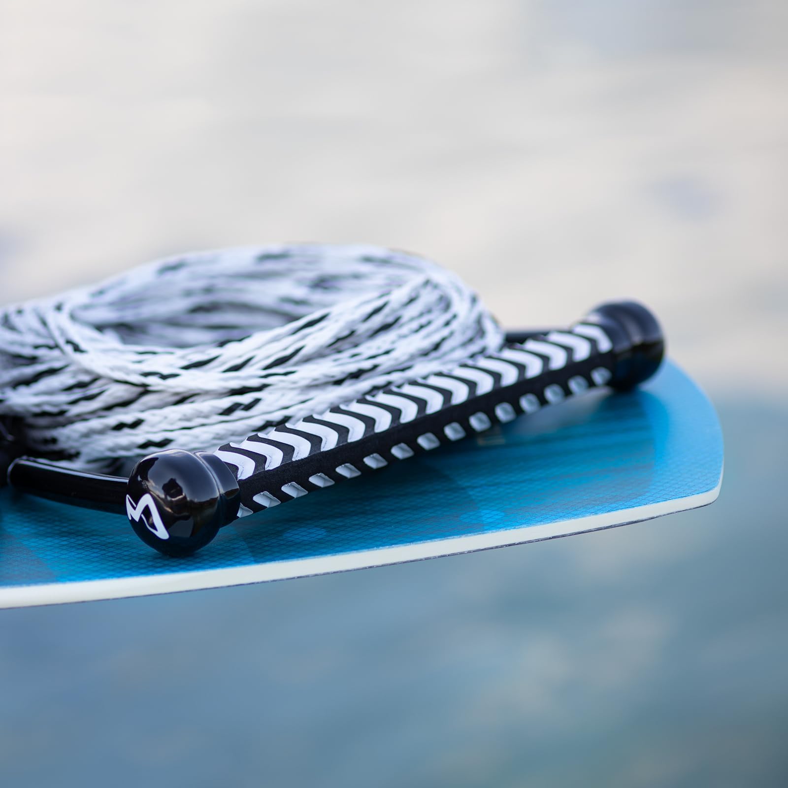 MESLE Wakeboard & Wasserski Leine Combo, schwimmend, Länge Zugseil 18,3 m, mit Rope Keeper