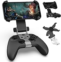 Dobe Controller Mobile Gaming Clip Holder Clamp for Xbox One Controller Phone Mount Adjustable Phone Holder Clamp Compatible with Xbox One S/X/Series S/X/Xbox One Controllers