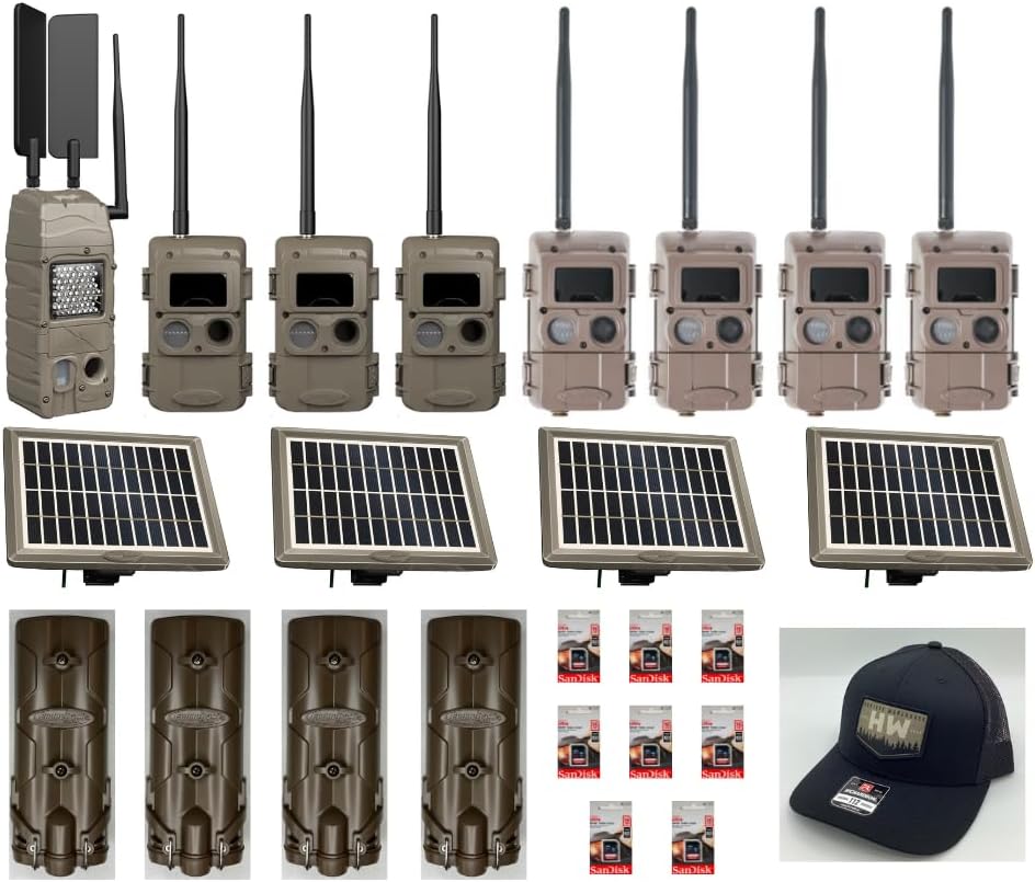 Cuddelink Cuddeback G5109 7 Remote L Series Remote Cameras 4 Battery Power Banks