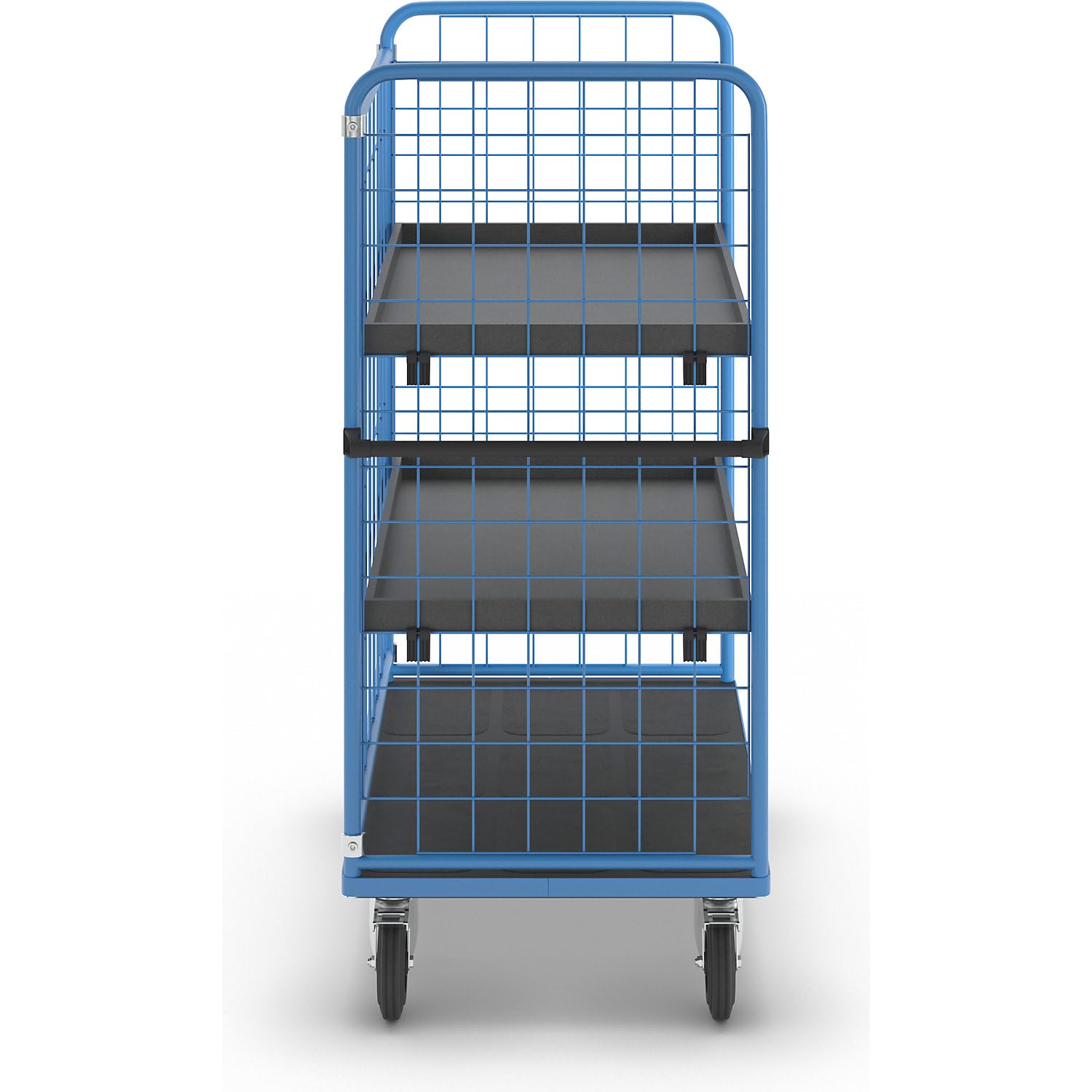 eurokraft Pro | Chariot à tablettes à Trois côtés grillagés