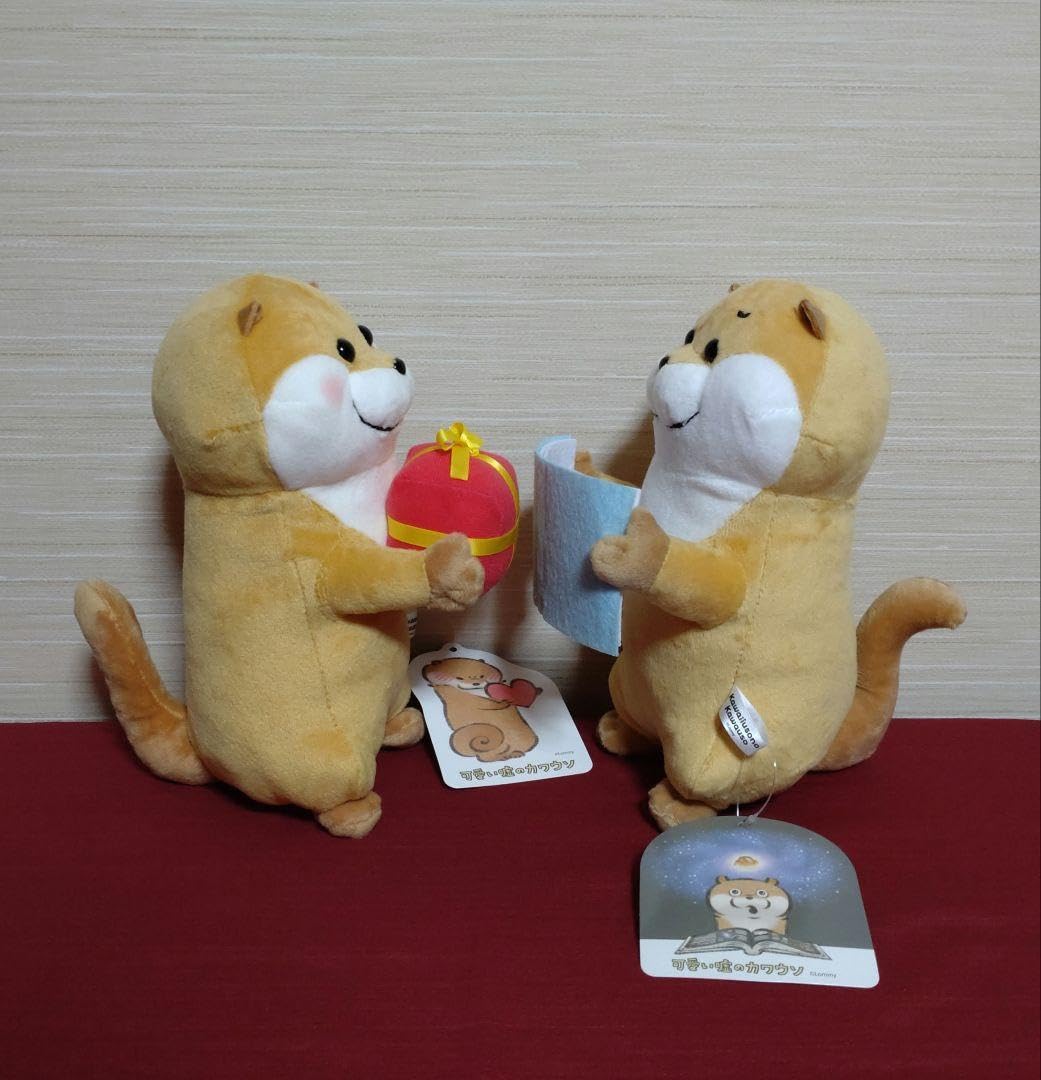 Amazon.co.jp: 可愛い嘘のカワウソ ぬいぐるみ セット ホビー グッズ 