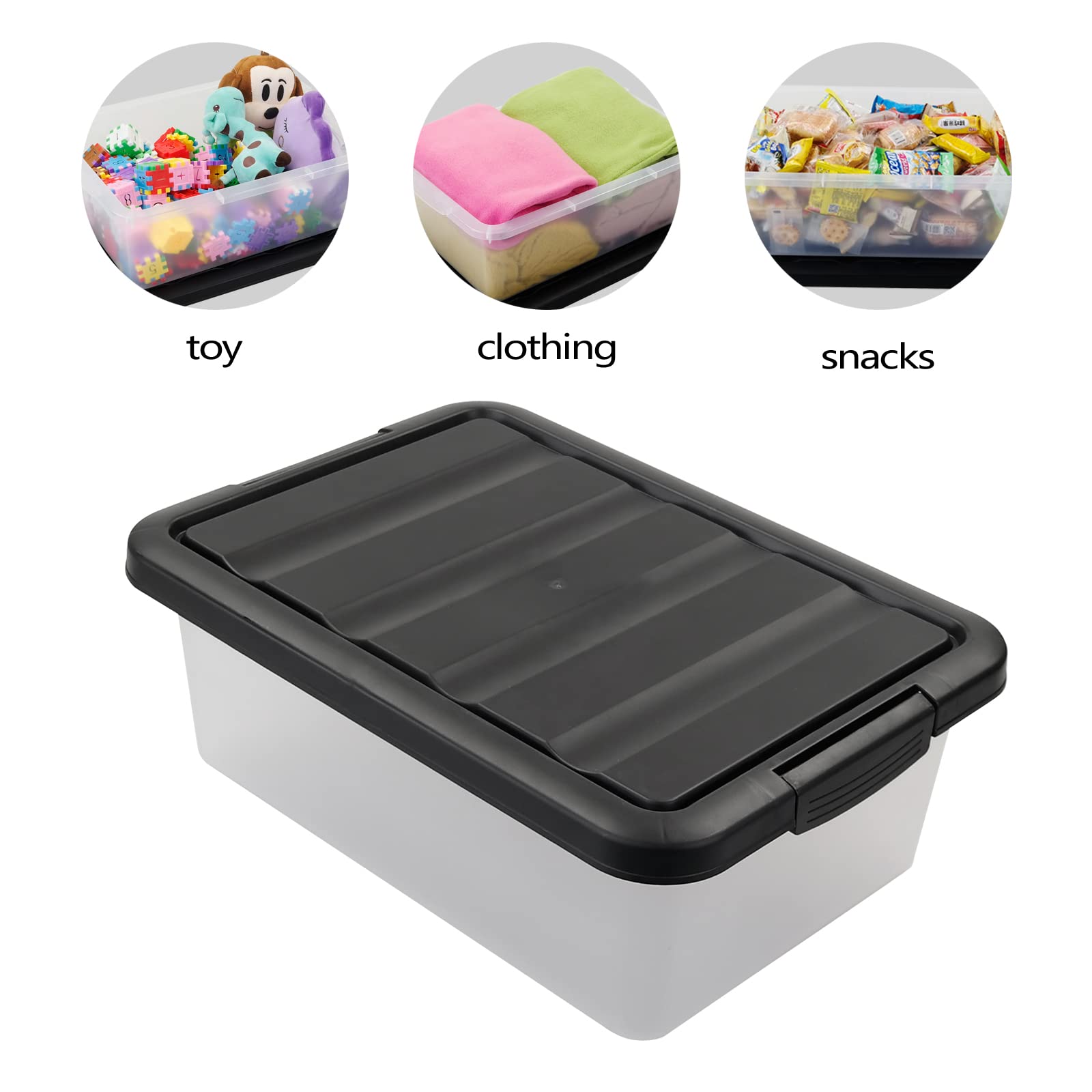 Relaxdays Set da 4 Cestini Portaoggetti, Contenitori in Bambù per