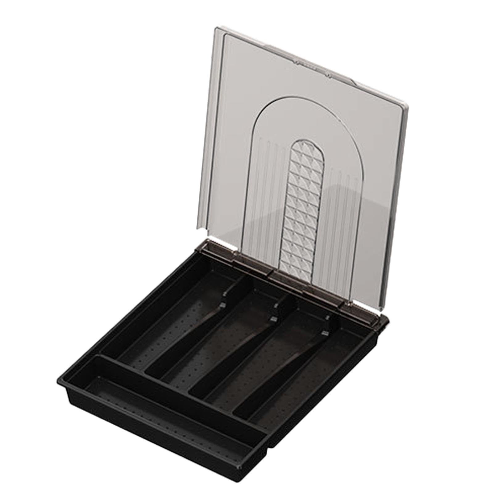 Rangement pour couverts Teksome avec 5 compartiments pour organiser l'argenterie de cuisine