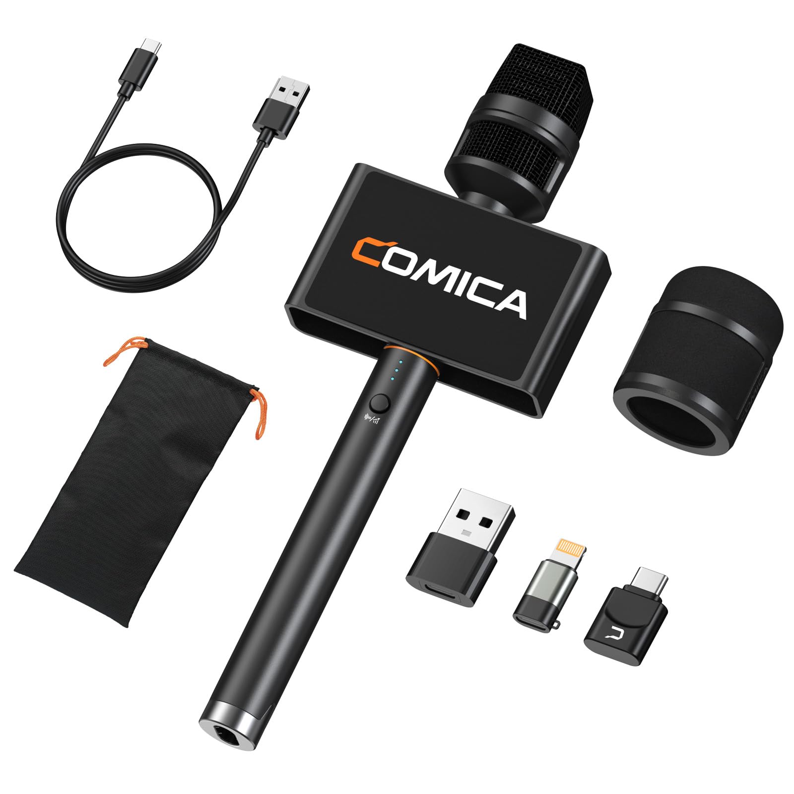 Amazon.com: COMICA Revo S Wireless Handheld Microphone for iPhone