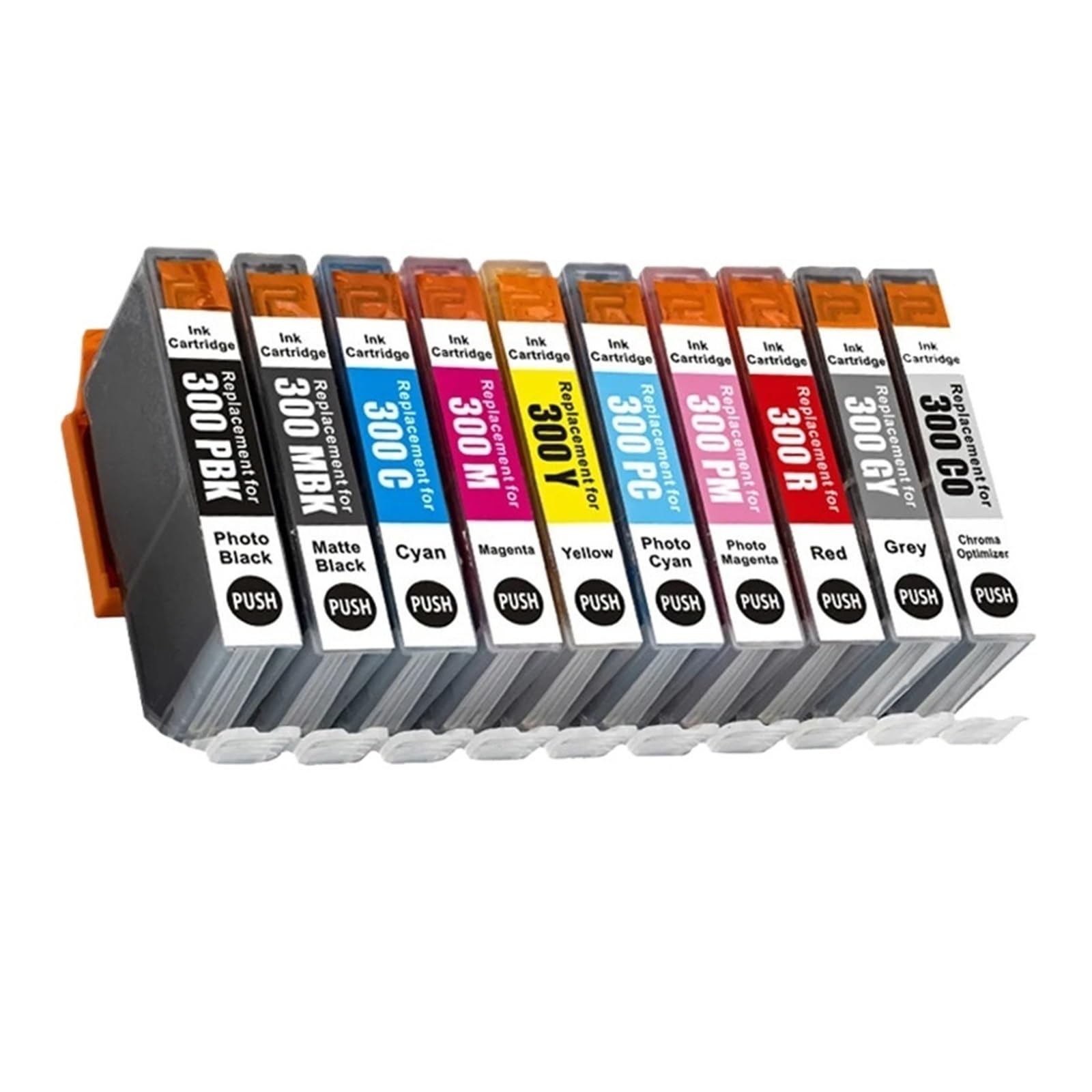 Cartuccia D'inchiostro PFI300, Compatibile Con Canon, Stampante ImagePROGRAF PRO-300(1 Set)