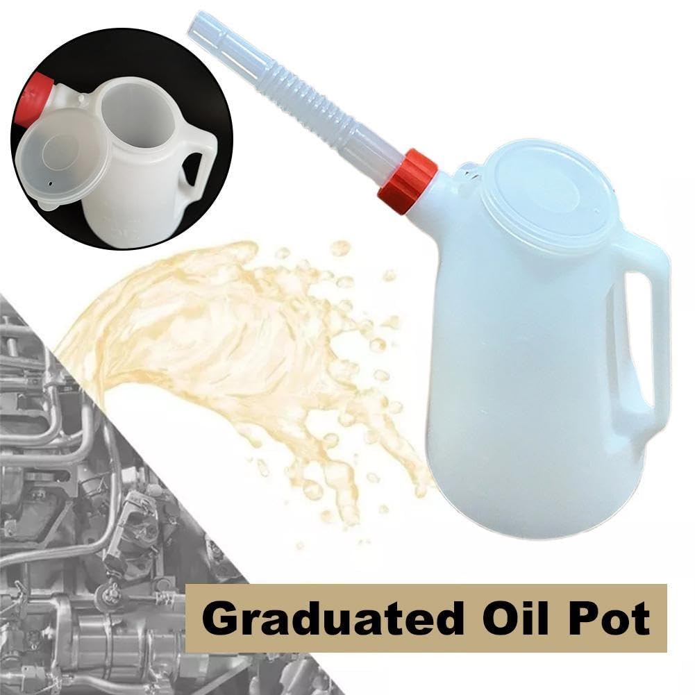 Tanica E Imboto Flessibile Per Olio 5 Litri - Per Officina E Auto - Farneed LT 188to - Foto 6