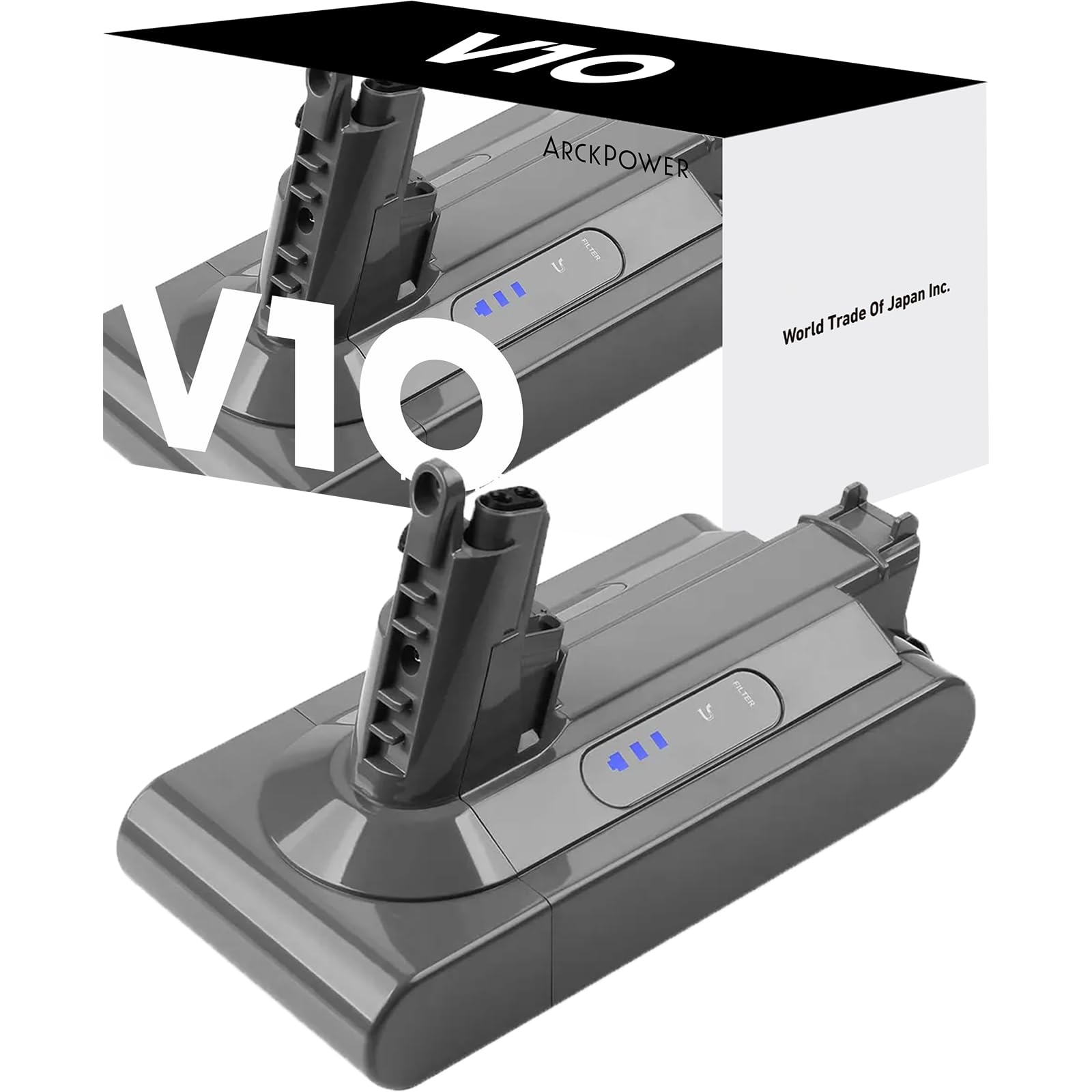 Amazon.co.jp: ArckPower 互換 ダイソン掃除機V10(SV12)用バッテリー 