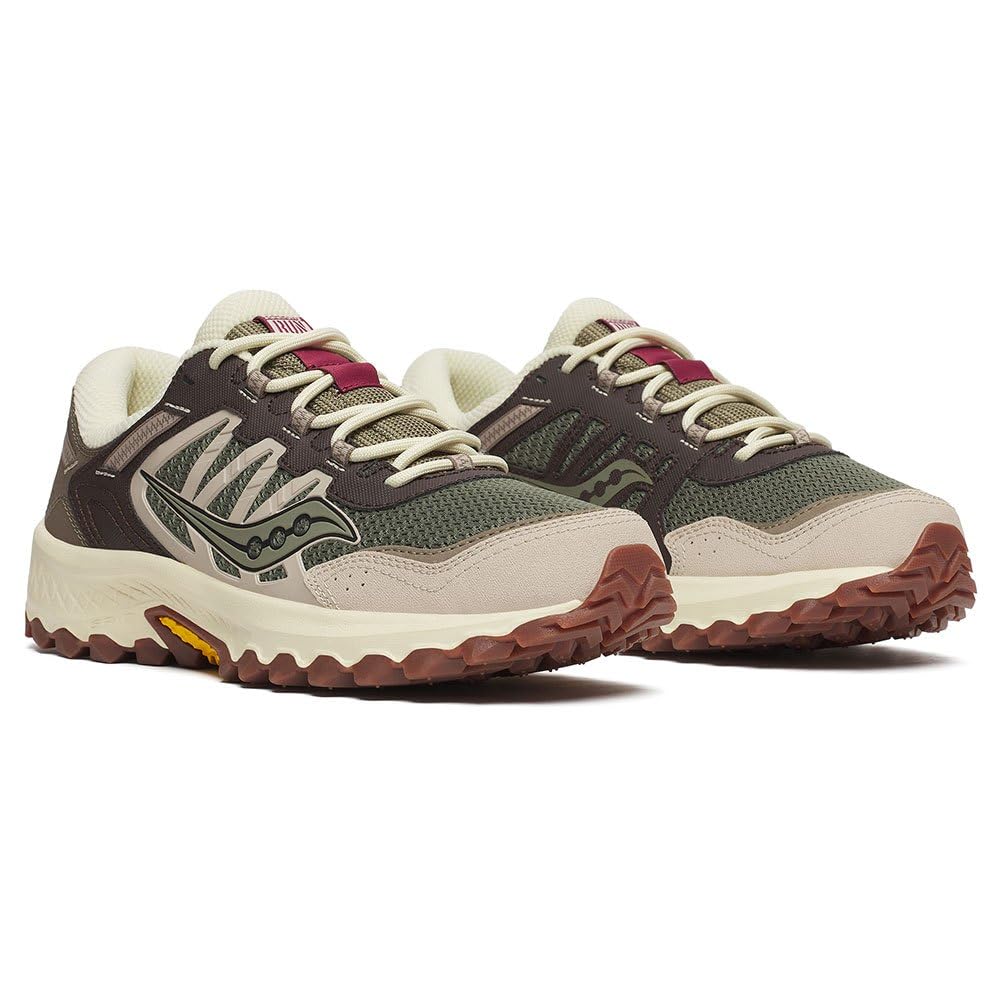 Saucony Grid Peak, Scarpe da Trail Running, Mesh Resistente e Pelle Nabuk Sintetica, Suola XT-900