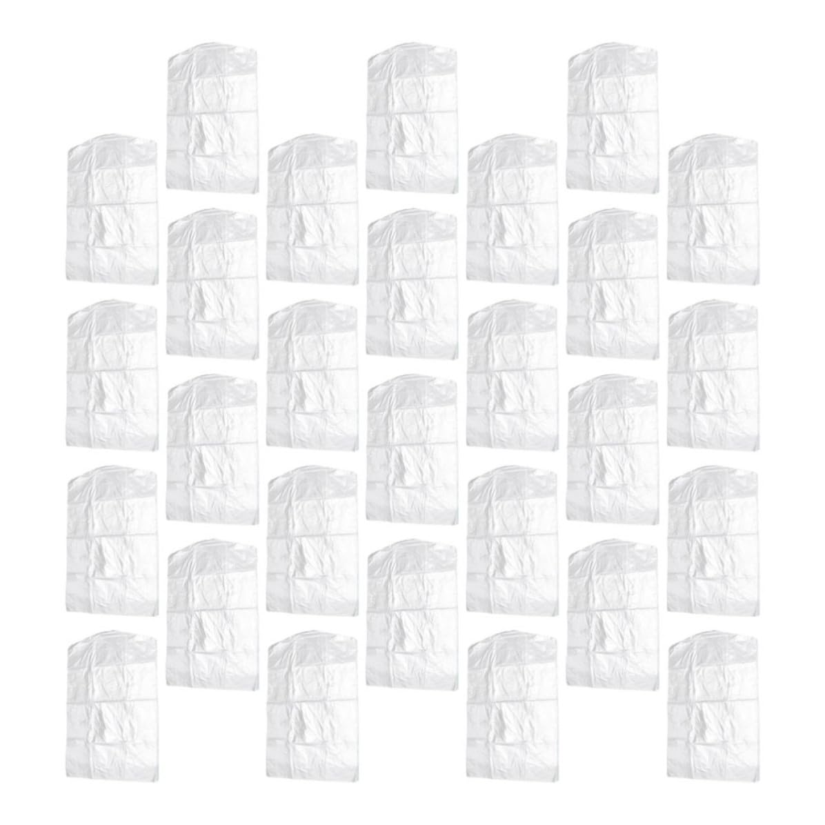 Lurrose 100 Stück Kleidersäcke aus Robustem Pp Material 60x100cm Verschleißfest und Schützend als Schutz für Kleidung in Trockenreinigung und Aufbewahrung