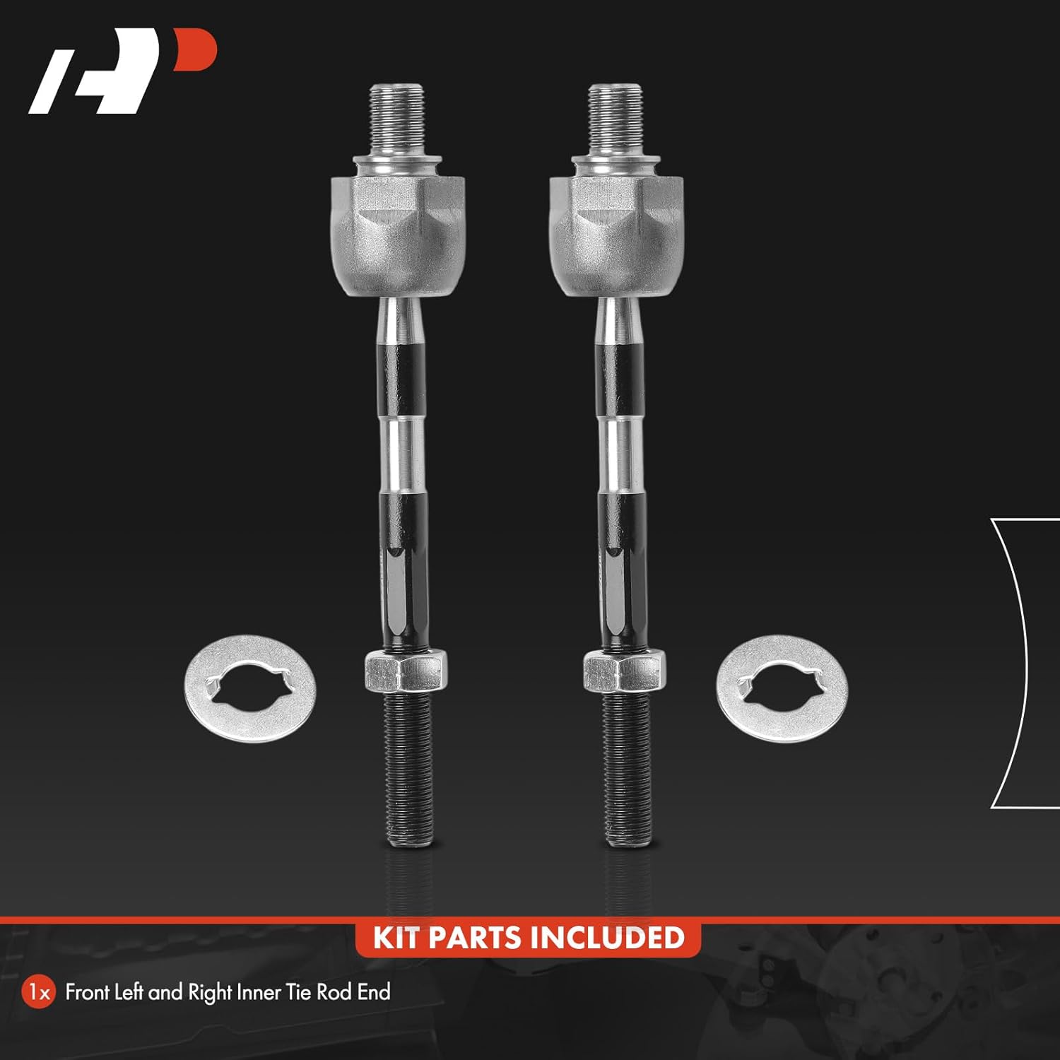 A-Premium 2 x Front Inner Tie Rod Ends, Compatible with Hyundai Accent 2006 2007 2008 2009 2010 2011