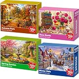 Large Piece Puzzles for Dementia Seniors - 100 Piece Puzzles for Adults