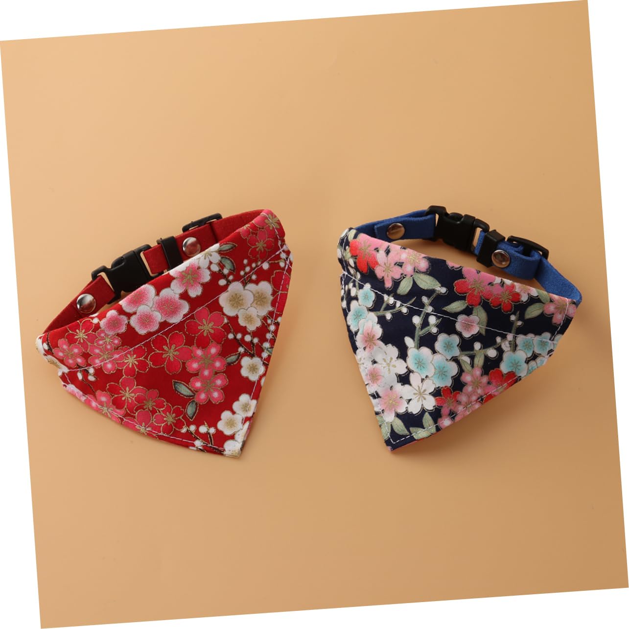 YARNOW 6pièces Collier Bandana pour Chien Réglable avec Motif Floral Et Accessoires Animaux