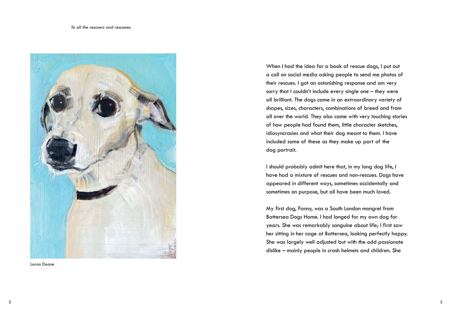 Rescue Dogs: A beautiful portraiture book of man’s best friend, the perfect gift for artists and pet lovers alike