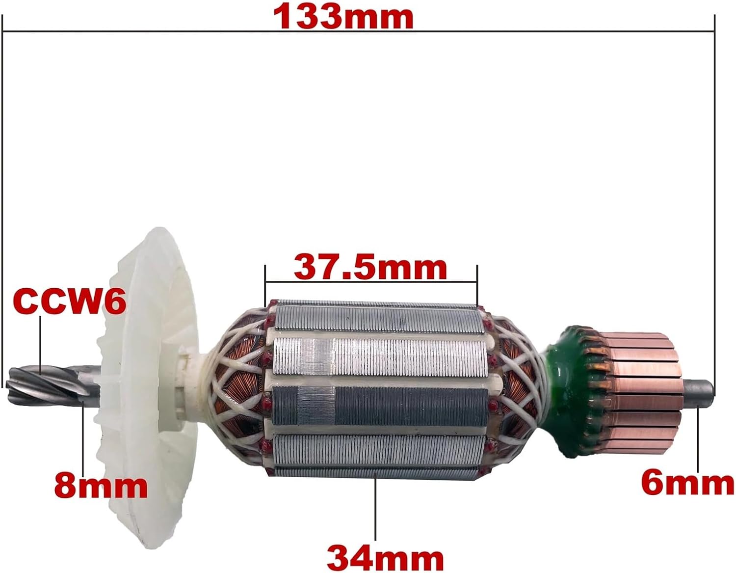 AC220V-240V Armature Rotor Anchor Replacement for Rotary Hammer TE2-2 TE2-M(TE2-2)