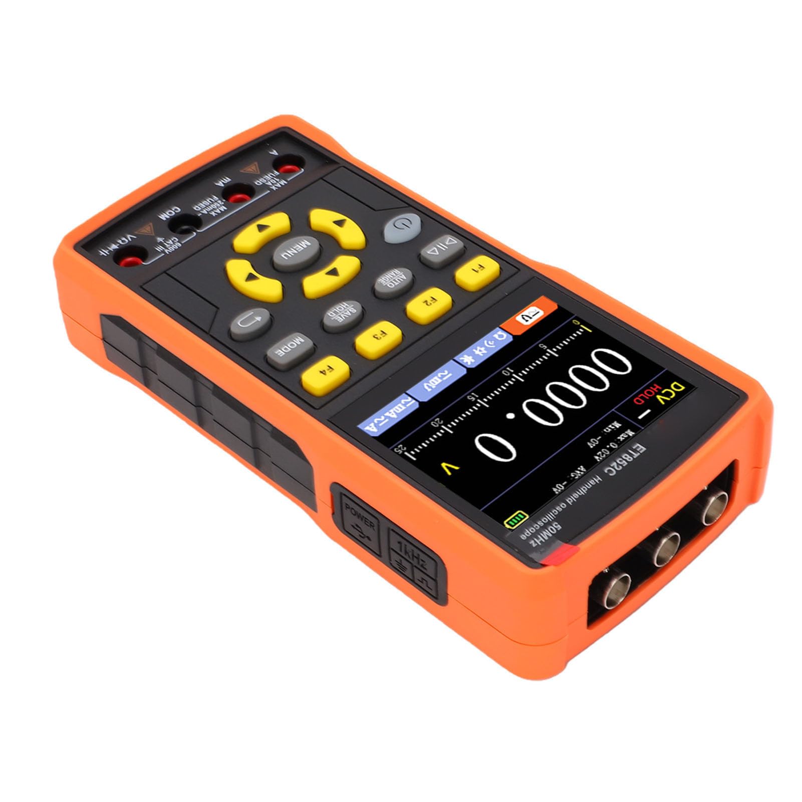 LiebeWH Osciloscopio Digital Portátil de 50 MHz con Generador de Señal
