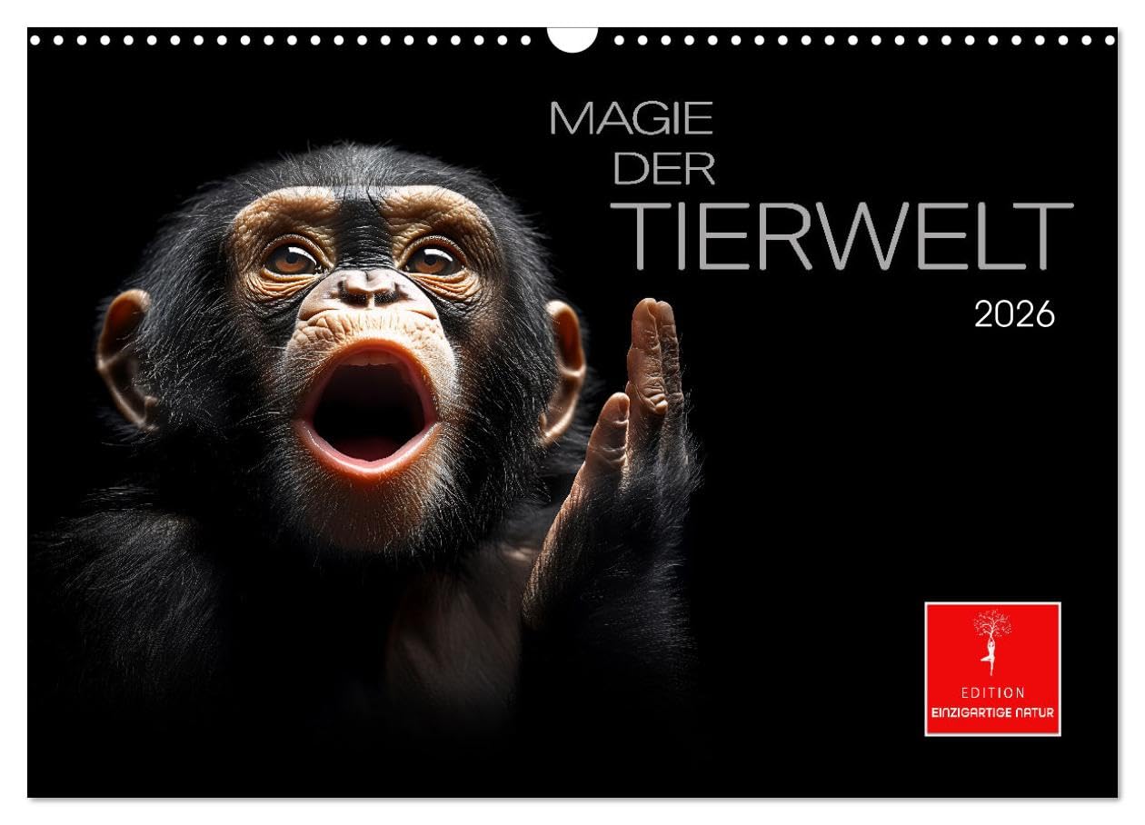 The magic of the animal world UK-Version (Wall Calendar 2026 DIN A3 Landscape), CALVENDO 12 Month Wall Calendar โ image 1