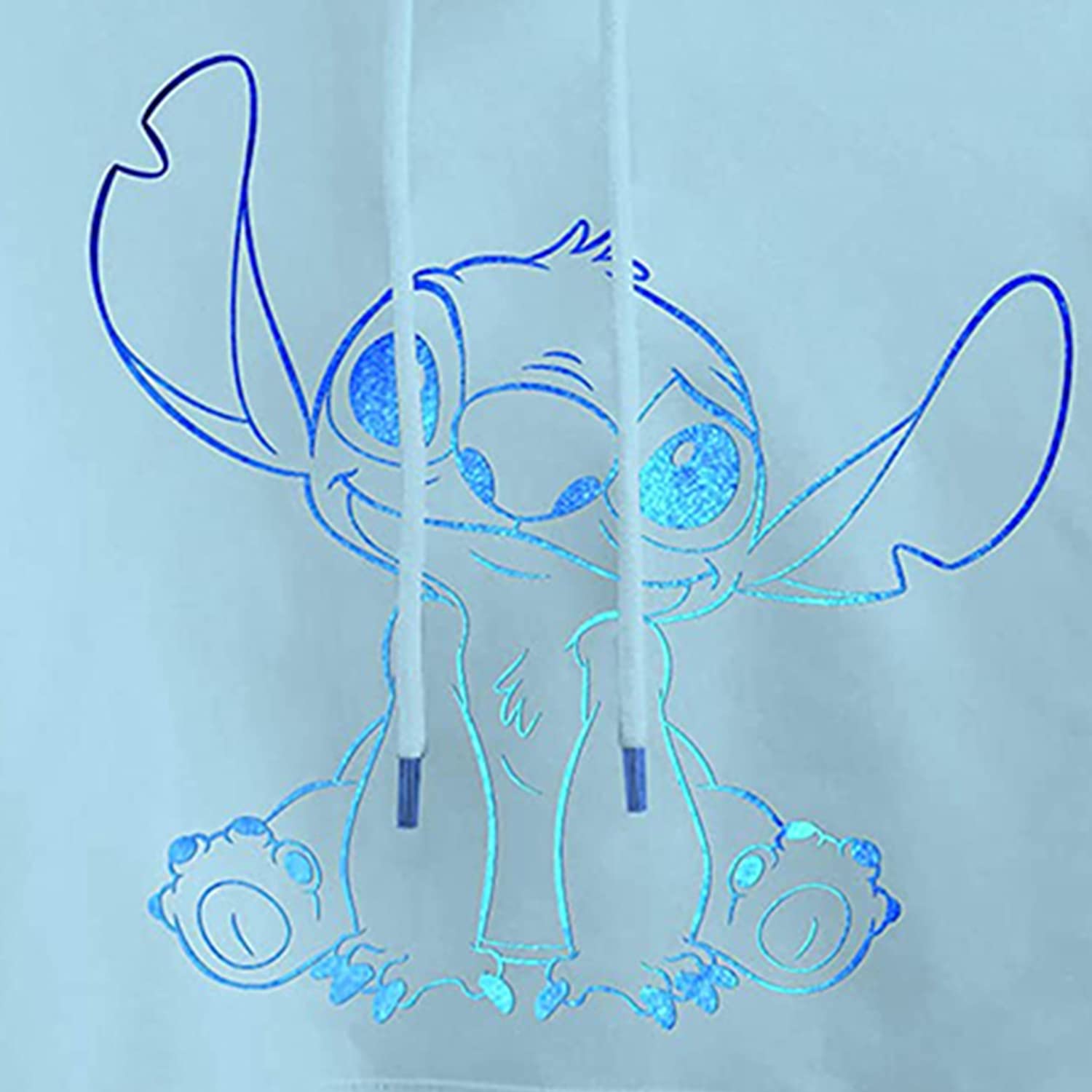 Damen Lilo and Stitch Sweatshirt - Damen Classic Lilo and Stitch Ohana - Fashion Hoodie Sweatshirt mit Folie