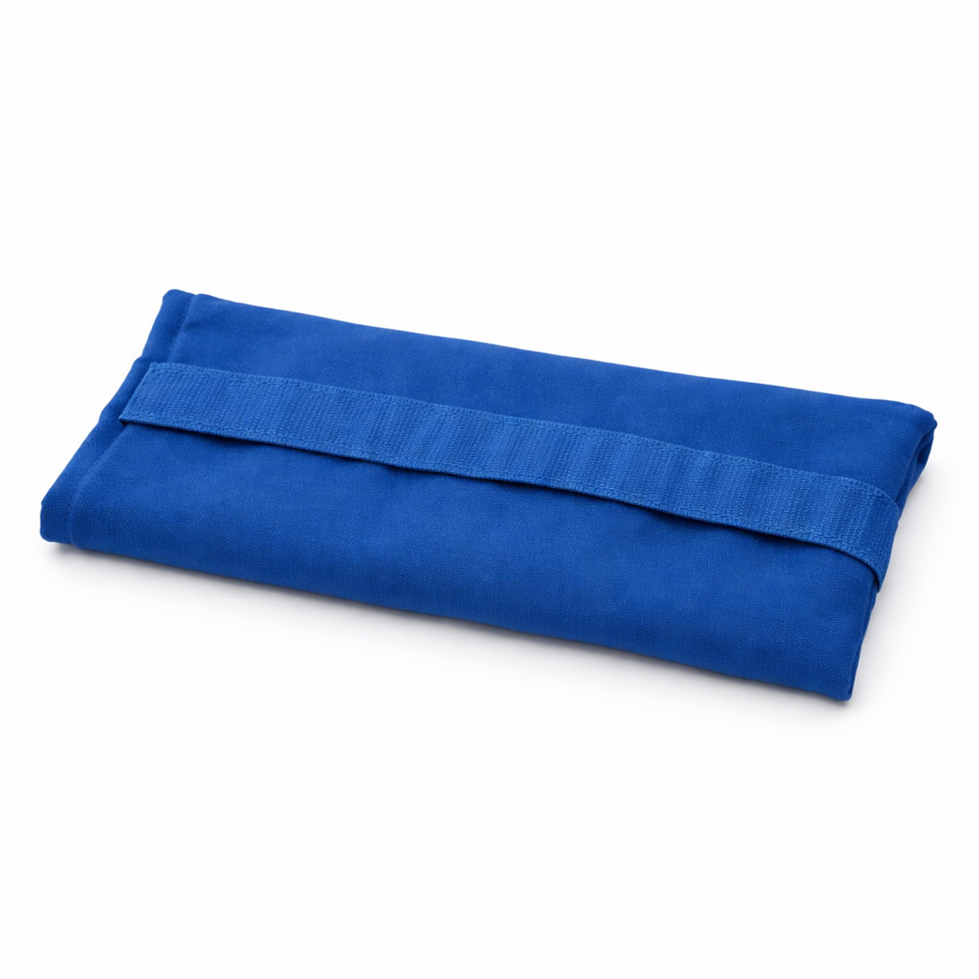 Sacca Porta Gel Caldo/Freddo con Fascia di Fissaggio, Custodia per Impacco 12,5 x 26 cm, Blu, 1 Pezzo (Gel Non Incluso)