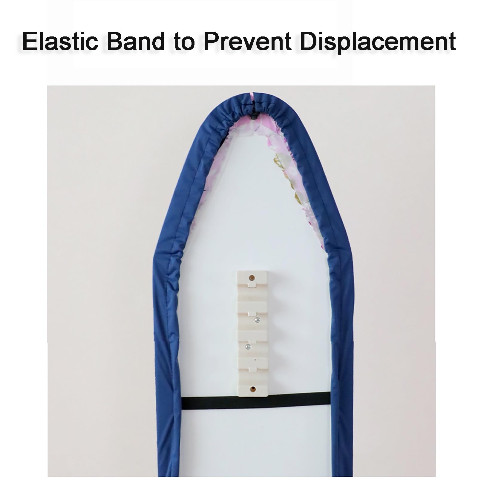 Funda para tabla de planchar, ajuste elástico para una fácil instalación, resistente a las manchas y a las quemaduras, cierre ajustable (azul, 90 x 30 x 6 cm), perfecta para uso doméstico